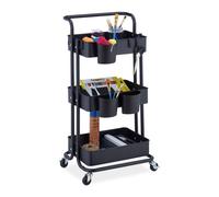 Relaxdays Carrello da cucina con 3 ripiani