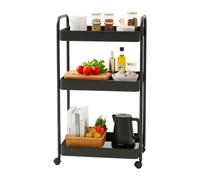 Relaxdays Carrello Mesh 3 ripiani