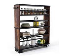 Relaxdays Carrello nicchia 4 ripiani