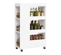Relaxdays Carrello per nicchia 4 ripiani