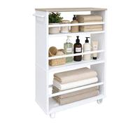Relaxdays Carrello per nicchia 4 ripiani