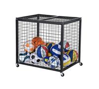 Relaxdays Carrello per palloni chiudibile