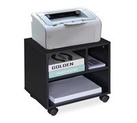 Relaxdays Carrello per stampante a 3 scomparti