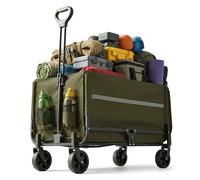 Relaxdays Carrello pieghevole con portellone