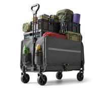 Relaxdays Carrello pieghevole con portellone