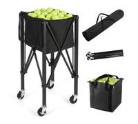 Relaxdays Carrello pieghevole per palline tennis