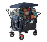 Relaxdays Carrello pieghevole - tetto