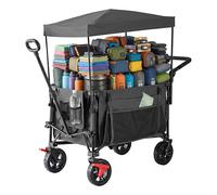 Relaxdays Carrello pieghevole - tetto