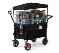 Relaxdays Carrello pieghevole - tetto