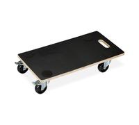 Relaxdays Carrello portapacchi mobile con ruote