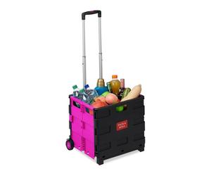 Relaxdays Carrello portaspesa carrellino spesa