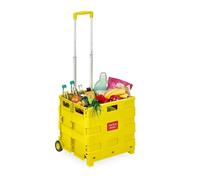 Relaxdays Carrello portaspesa pieghevole