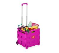 Relaxdays Carrello portaspesa pieghevole