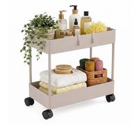 Relaxdays Carrello salvaspazio a 2 piani da cucina
