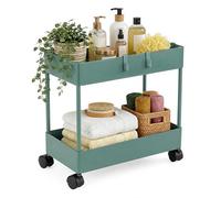 Relaxdays Carrello salvaspazio a 2 piani da cucina