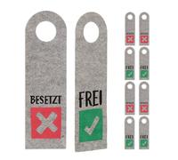 Targhette Porta Cartello Libero/Occupato Bagno Non Disturbare Stanza Set 10