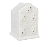 Casetta portacandele in ceramica Porta-candele decorativa 260 g 11 cm Porcellana