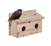 Relaxdays Casetta nido in legno per uccellini