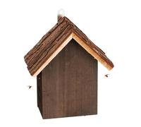 Relaxdays Casetta per Coccinelle, Legno d'Abete, da Appendere e Poggiare, Giardino e Balcone HLP: 23x19x12,5 cm, Marrone