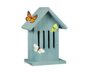 Relaxdays Casetta per farfalle pensile 2 colori