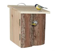 Relaxdays Casetta per uccelli in legno per nido