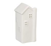Relaxdays Casetta porta-tealight in porcellana