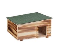 Relaxdays Casetta rifugio in legno per ricci