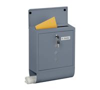 Relaxdays Cassetta porta lettere da parete