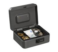 Relaxdays Cassetta porta soldi con combinazione