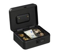 Relaxdays Cassetta porta soldi con combinazione