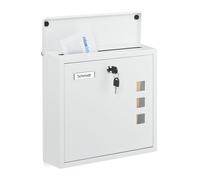 Relaxdays Cassetta postale da parete con nome