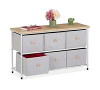 Comò Cassettiera Credenza Ingresso 6 Cassetti Camera Letto HxLxP: 51x87x32 cm