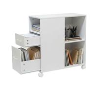 Relaxdays Cassettiera con cassetti e scomparti