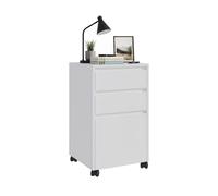 Relaxdays Cassettiera mobile, 3 cassetti