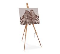 Relaxdays Cavalletto in legno da pittura SIMEONE