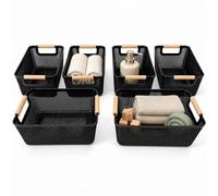 Relaxdays Cestini portaoggetti, set da 6 pz.