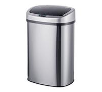 Relaxdays Cestino 50l acciaio inox con sensore