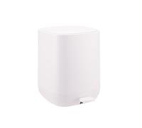 Relaxdays Cestino 9 l con Chiusura Soft, Secchio Interno Rimovibile, plastica Opaca, Pedale e Coperchio, Beige 27x21x26