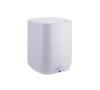 Relaxdays Cestino 9 l, Chiusura SoftClose, Secchio Interno Removibile, plastica Opaca, Pedale, Grigio Scuro 27x21x26 cm