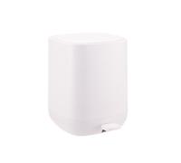 Relaxdays Cestino 9 l con Chiusura Soft, Secchio Interno Rimovibile, plastica Opaca, Pedale e Coperchio, Beige 27x21x26