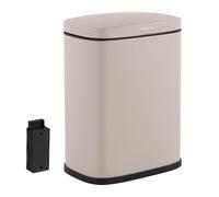 Relaxdays Cestino da Bagno da Muro, Pattumiera 3 L da Cucina, Coperchio Silenzioso, Secchio Interno, in Ferro, V.Colori