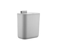 Relaxdays Cestino da Cucina, 9 L, Cestino per compostaggio sospeso, per rifiuti organici e plastica, Grigio