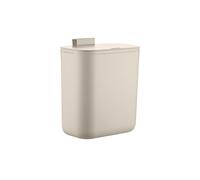 Relaxdays Cestino per Cucina, 9 L, Cestino per Compost Appeso, per rifiuti organici, plastica, Beige