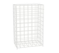 Relaxdays Cestino per la carta in metallo 25 l