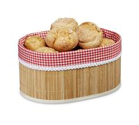 Cestino portapane in bambù Contenitore per panini 0,4 kg Rimovibile 33,5 cm