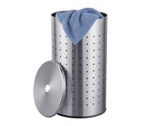 Relaxdays Cesto biancheria con coperchio inox