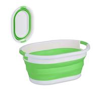 Relaxdays Cesto portabiancheria pieghevole 36 L