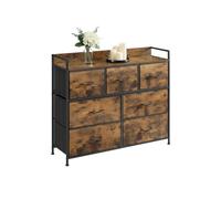 Relaxdays Comò con 7 cassetti stoffa