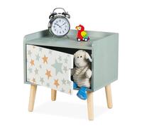 Relaxdays Comodino con cassetto per bambini