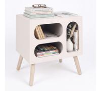 Relaxdays Comodino retrò scandinavo